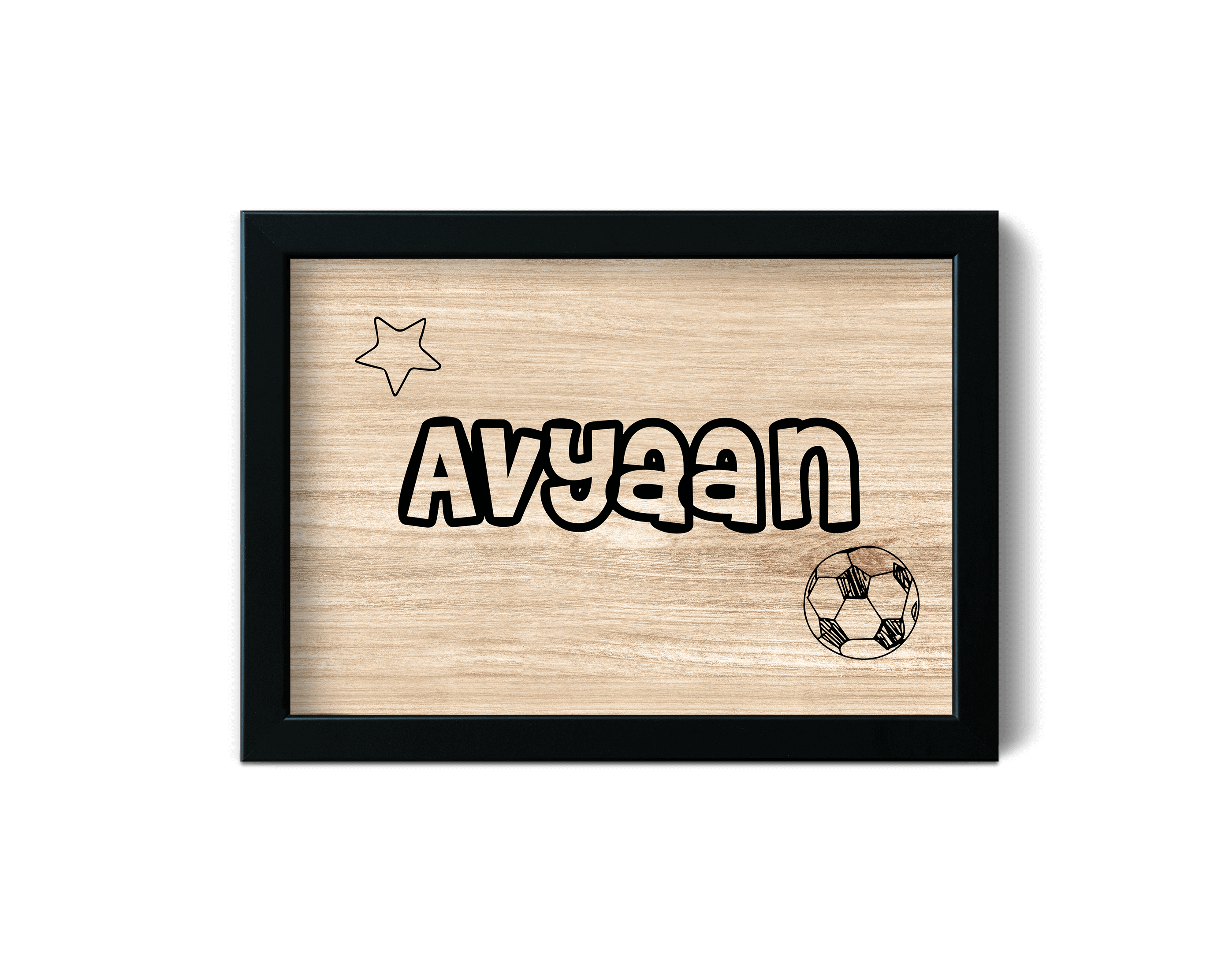 Name Frame - Personalised - wooden